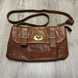 Fossil Leather Vintage Crossbody Bag